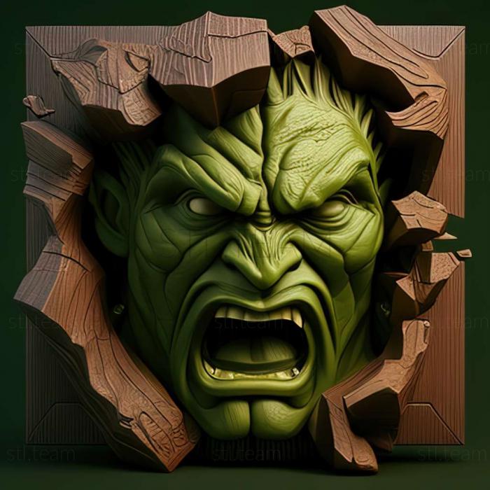 3D model The Hulk game (STL)
